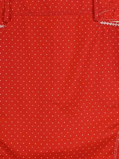 BRAX Damen Golfrock Gr. 36 Rot Gepunktet Sportlich Polyester Elasthan