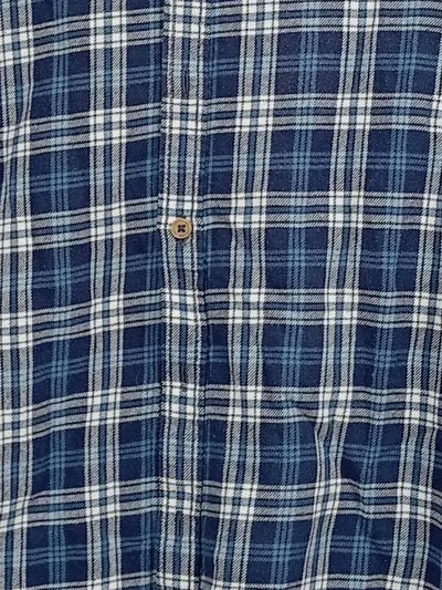 ZAB COMPANY Herren Freizeithemd kariert Blau XL Langarm Casual