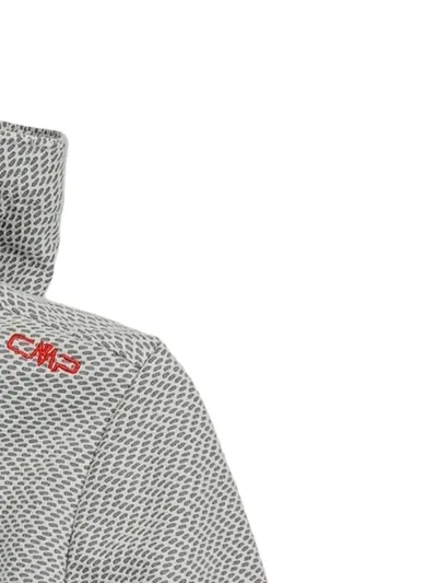 CMP Kinder Softshelljacke Gr. 140 Grau Outdoor Kapuze Reißverschluss