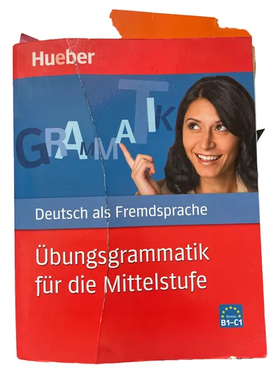 Hueber Übungsgrammatik Deutsch Mittelstufe B1-C1 DaF Arbeitsheft