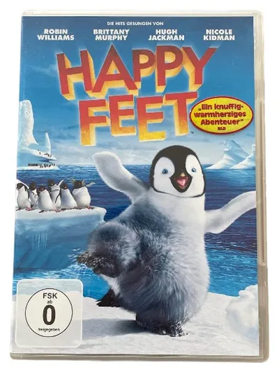 Happy Feet DVD Animationsfilm Robin Williams Hugh Jackman FSK 0