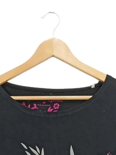 Gudrun Sjöden Damen Freizeitkleid Blumenmuster Gr. 38 Schwarz Casual