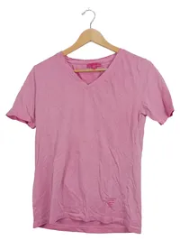 BETTER RICH Damen T-Shirt V-Ausschnitt Rosa Gr. S Baumwolle Casual 1