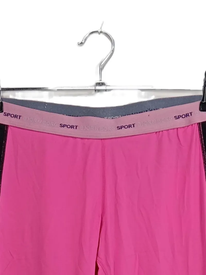 Björn Borg Damen Leggings Sport Fitness Laufhose Pink Gr. M W29 3