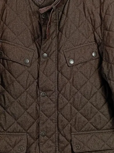 Barbour Herren Steppjacke Braun Gr. 50/L Casual