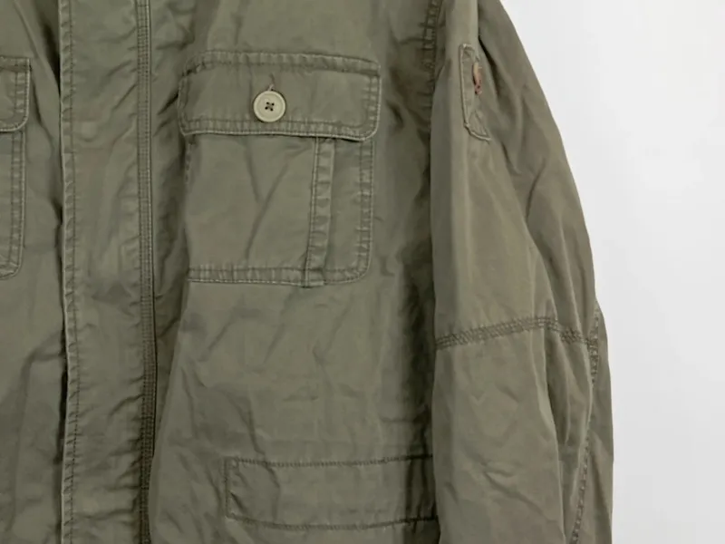 Brandit Herren Jacke Feldjacke Outdoor Oliv XL Baumwolle 4