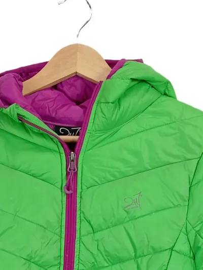 2117 of Sweden Damen Steppjacke Daunenjacke Gr. 36 S Grün Outdoor Kapuze