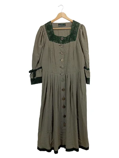 Berwin & Wolff Damen Trachtenkleid Gr. 42 Kariert Mehrfarbig Festlich