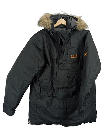 Jack Wolfskin Herren Winterjacke Gr. 44/XS Schwarz Outdoor