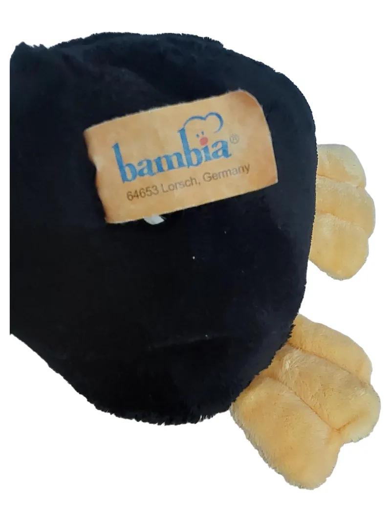Bambia Pinguin Kuscheltier mit Mütze Schal Baby Plüschtier Mehrfarbig 30cm 2