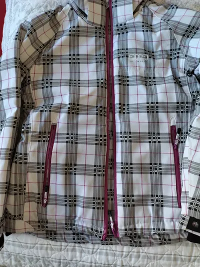 2117 of Sweden Damen Skijacke kariert Größe 34/XS Outdoor Winter