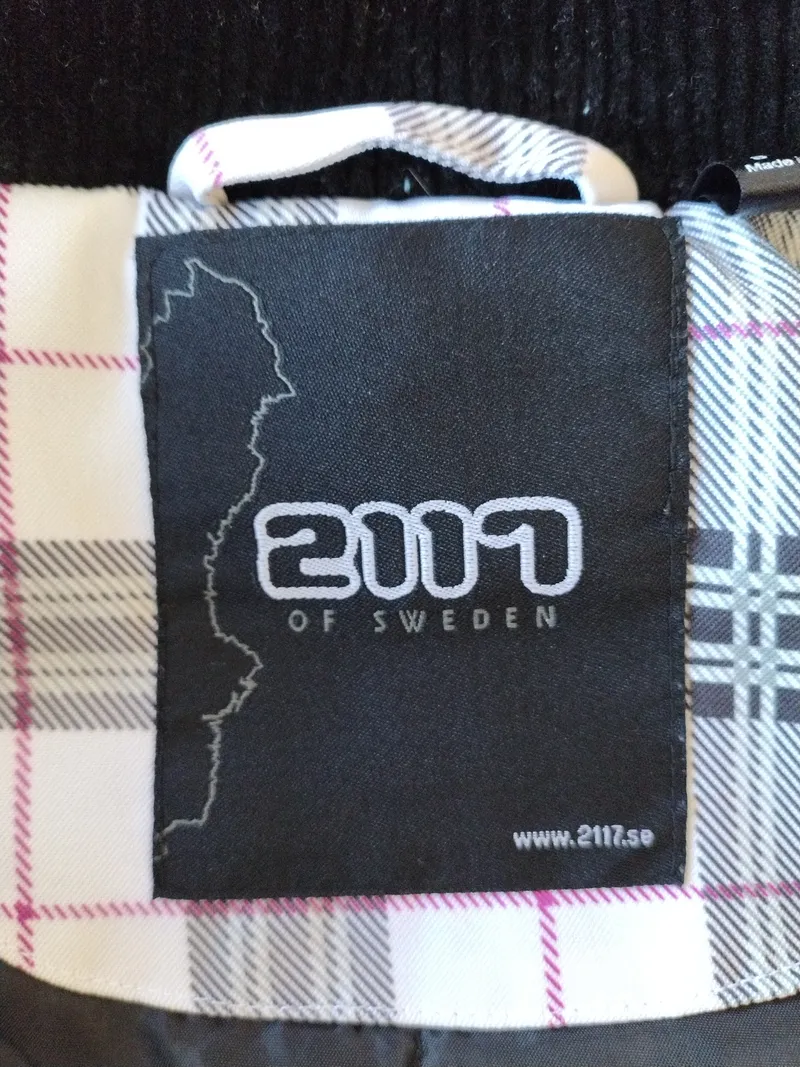 2117 of Sweden Damen Skijacke kariert Größe 34/XS Outdoor Winter 4