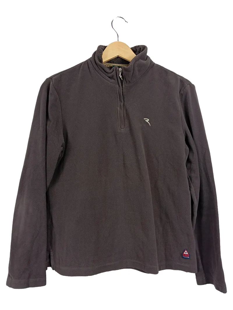 Chervò Sport Damen Fleece Pullover Gr. 40/L Braun Pro Therm Half-Zip 1
