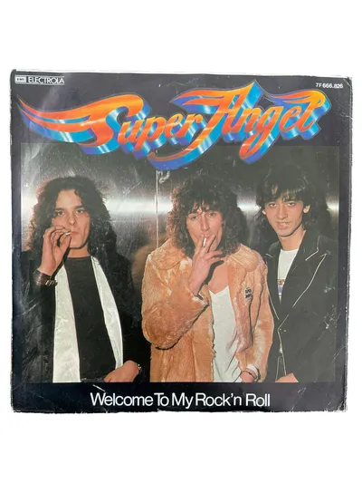 Super Angel Welcome To My Rock'n Roll Single Vinyl 7" Rockmusik EMI