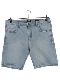 Cotton On Herren Jeans Shorts Blau Gr. 34 Casual Straight Fit 1