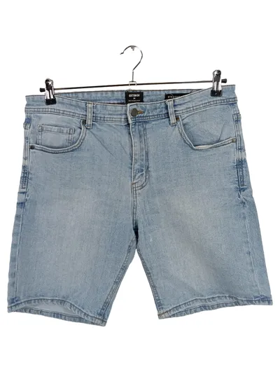 Cotton On Herren Jeans Shorts Blau Gr. 34 Casual Straight Fit