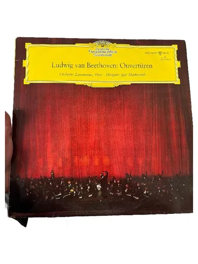 Beethoven Ouvertüren Vinyl LP Deutsche Grammophon Markevitch Lamoureux
