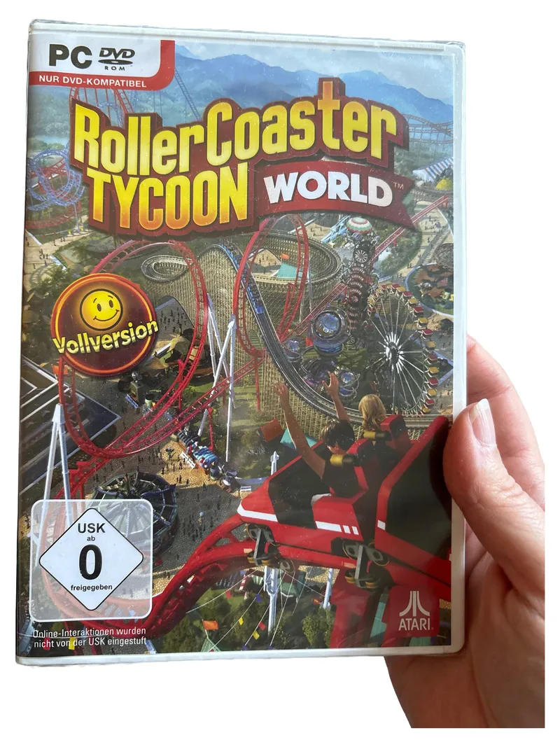 Atari RollerCoaster Tycoon World PC Simulation Manager Spiel 1
