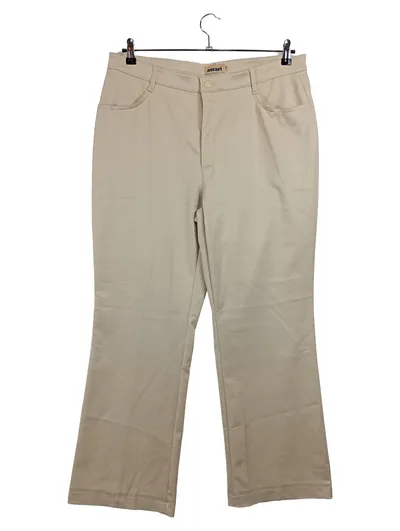 Ascari Stoffhose Damen Gr. 48 Beige Business Casual Stretch Hose