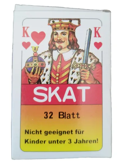 Landahl & Baumann Skat Kartenspiel 32 Blatt Französisches Bild Traditionell