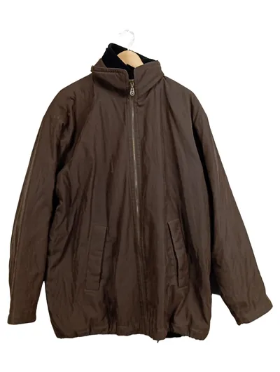 MICRO Herren Outdoorjacke Gr. 52/XL Braun Polyester Jacke Freizeit