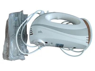 ok. OHM 102-W Handrührgerät Handmixer Weiß 200W