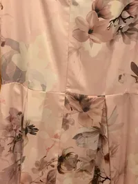 ANDREA VINCENTI Damen Kleid Blumenmuster Gr. 40 Rosa Elegant Festlich 4