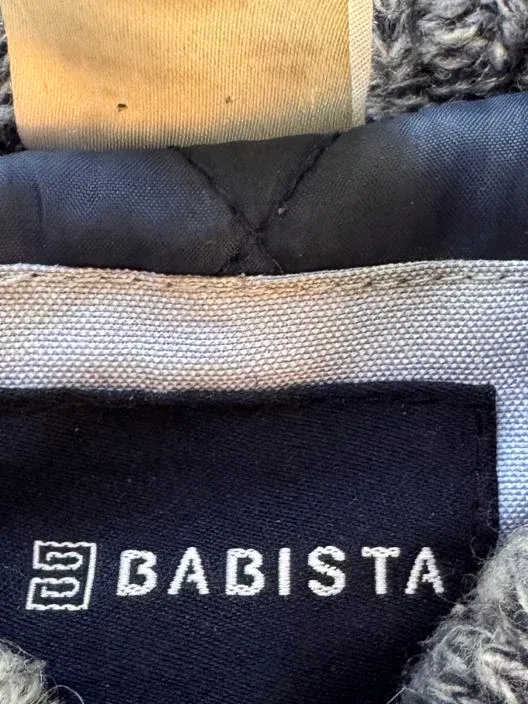 Babista Herren Strickjacke Blau Norwegermuster Gr. 48/M 6