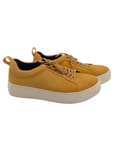 Vagabond Damen Sneaker low Gr. 38 Gelb Wildleder Casual