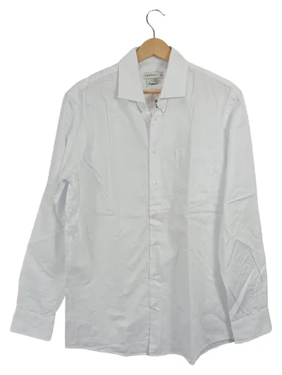 CANDA Herren Business Hemd Regular Fit Weiß Gr. 40