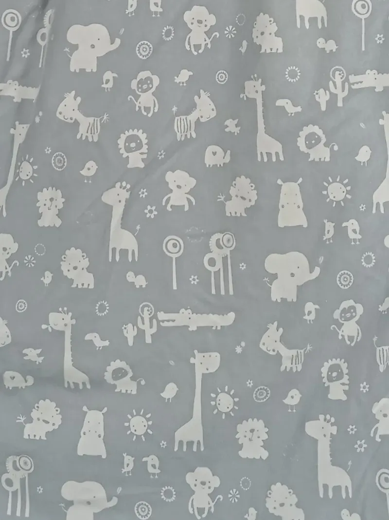 ALVI Baby Schlafsack Kinder Gr. 62/68 Blau Tiermotive 2
