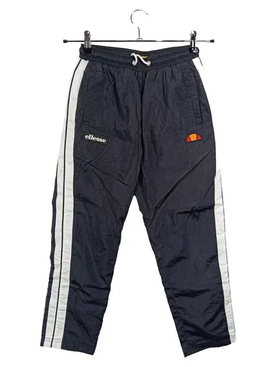 Ellesse Damen Jogginghose Gr. 34/XS Schwarz Gestreift Sport Freizeit