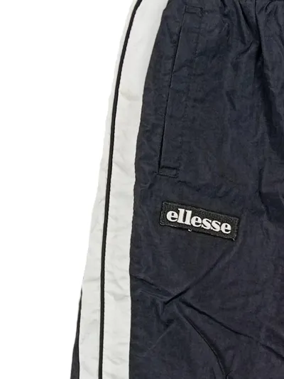 Ellesse Damen Jogginghose Gr. 34/XS Schwarz Gestreift Sport Freizeit