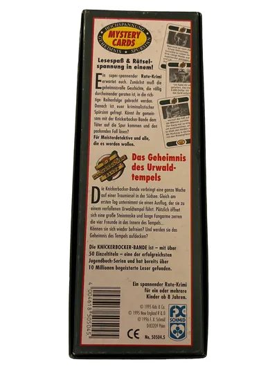 FX Schmid Mystery Cards Thomas Brezina Urwaldtempel Rätselspiel Kinder