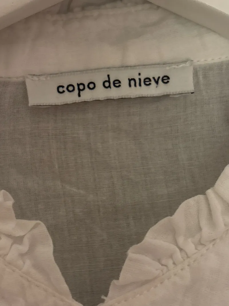 Copo de Nieve Damen Sommerkleid Gr. 34x36 Weiß Casual 9