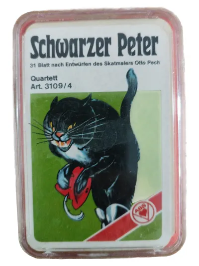 ASS Schwarzer Peter Kartenspiel Kinder ab 4 Jahre Otto Pech Tier