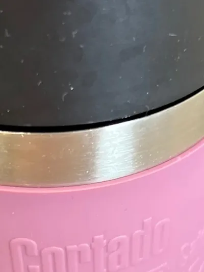 Emsa Thermobecher Pink 300ml Edelstahl Kunststoff Silikon Isolierbecher