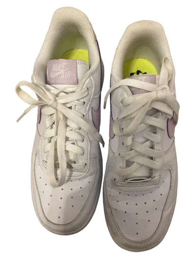 Nike Air Force 1 Damen Sneaker Low Weiß Gr. 39 Leder Freizeit