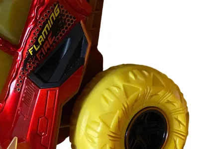 Dickie Toys Flaming Fire Monster Truck ferngesteuert rot Kinder 23cm