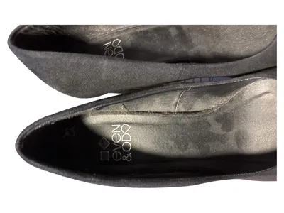 Even & Odd Damen Pumps Gr. 39 Schwarz Elegant Plateau High Heels