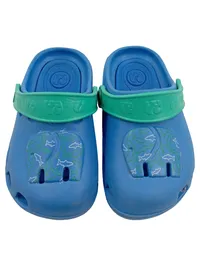 elefanten Clogs Badeschuhe Kinder Gr. 24 Blau Tiermotiv Synthetik 1