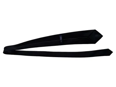 McEarl Krawatte Herren Schwarz Business Polyester 150cm lang 9cm breit