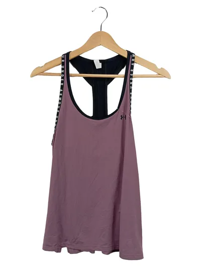 Under Armour Damen Sport BH Racerback Rosa Schwarz Größe S-M