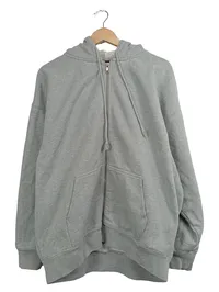 Brandy Melville Kapuzenpullover Damen Grau Reißverschluss XL 1