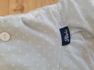 ALVI Baby Schlafsack Blau Punkte Gr. 68/74