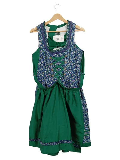 ALPENFEELING Dirndl Trachtenkleid Damen Gr. 40 Grün Traditionell