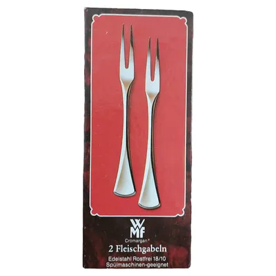 WMF Serviergabel 2er Set Edelstahl Klassisch Silber 14,5cm