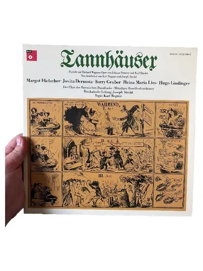 Tannhäuser Parodie BASF Vinyl LP Münchner Rundfunkorchester Karl Bogner