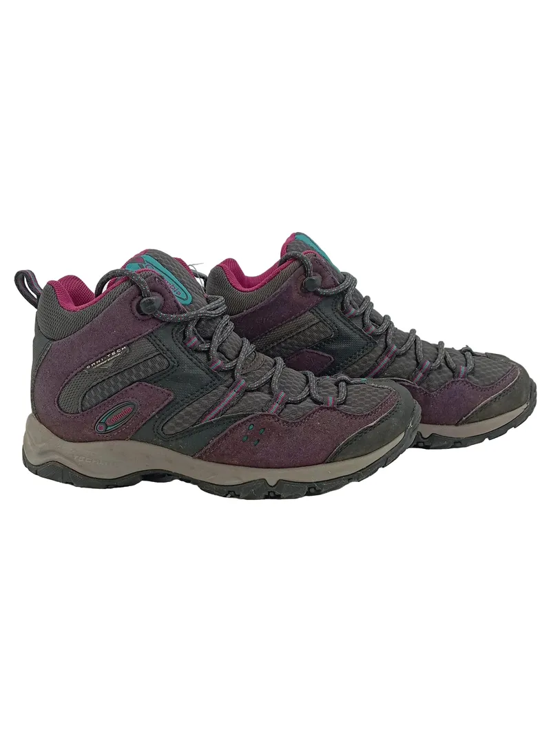 Columbia Omni-Tech Wanderschuhe Damen Gr. 36.5 Lila Grau Waterproof 1