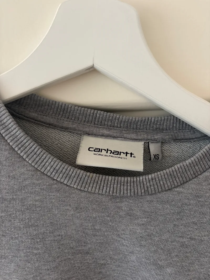 Carhartt Damen Sweatshirt Grau Gr. 34;XS Casual Pullover 4